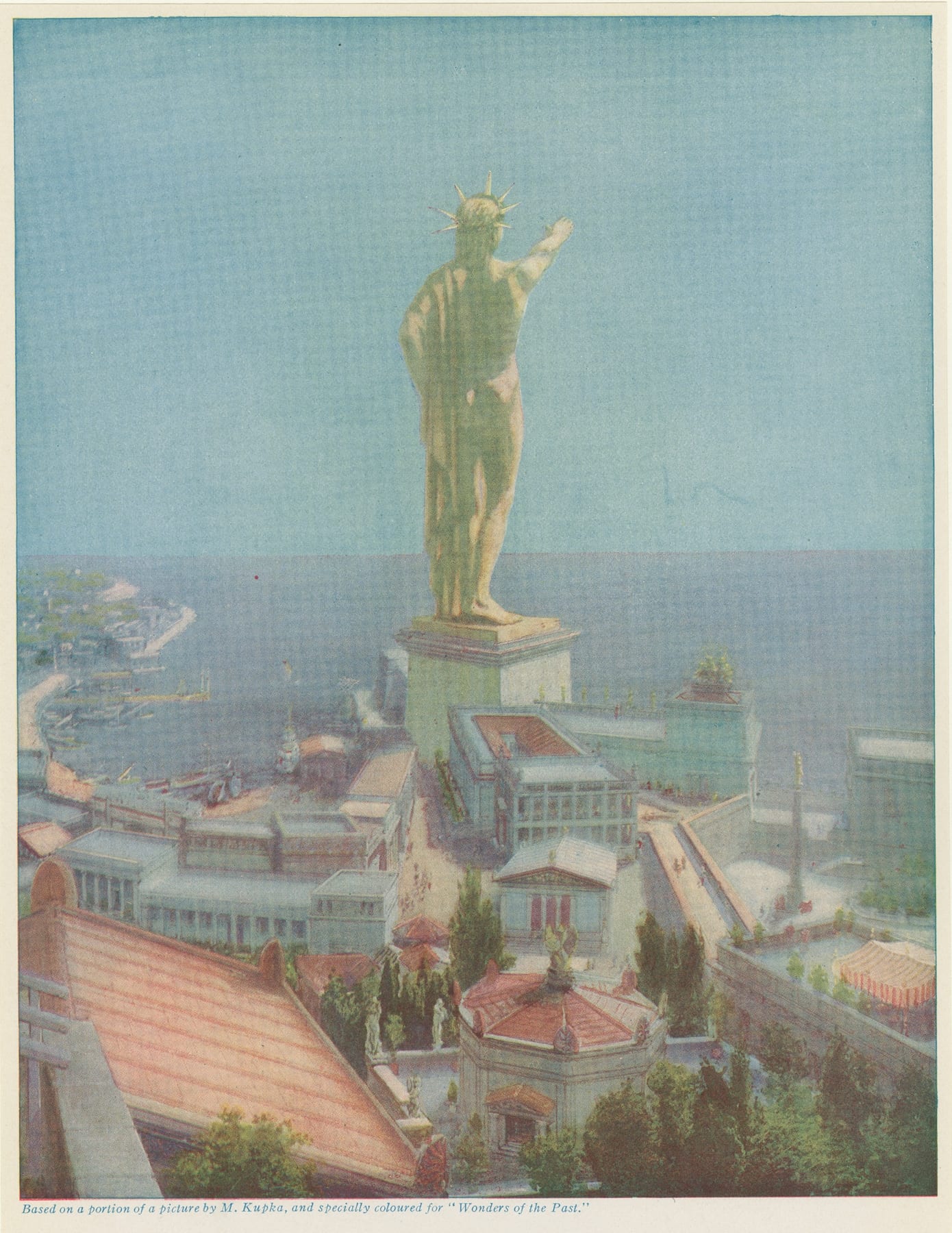 The Colossus of Rhodes, one of the Seven Wonders, built at a scale nobody else attempted