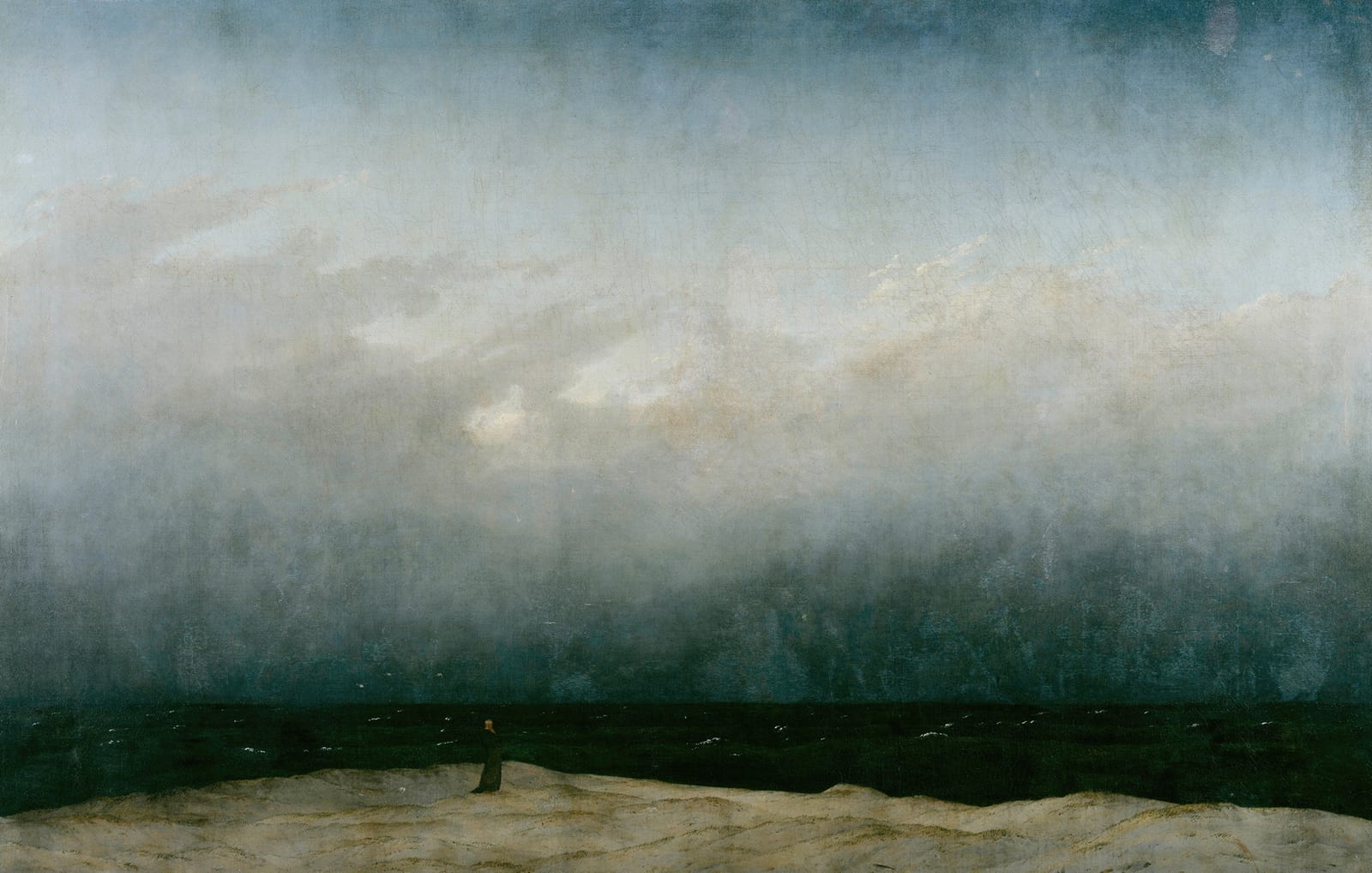 Caspar David Friedrich, Monk by the Sea, 1808-1810
